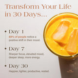 THE FULLEST latte con hielo en contexto lifestyle para consumo frío