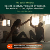 The Genius Brand producto en gimnasio, aporta energía y enfoque al entrenar