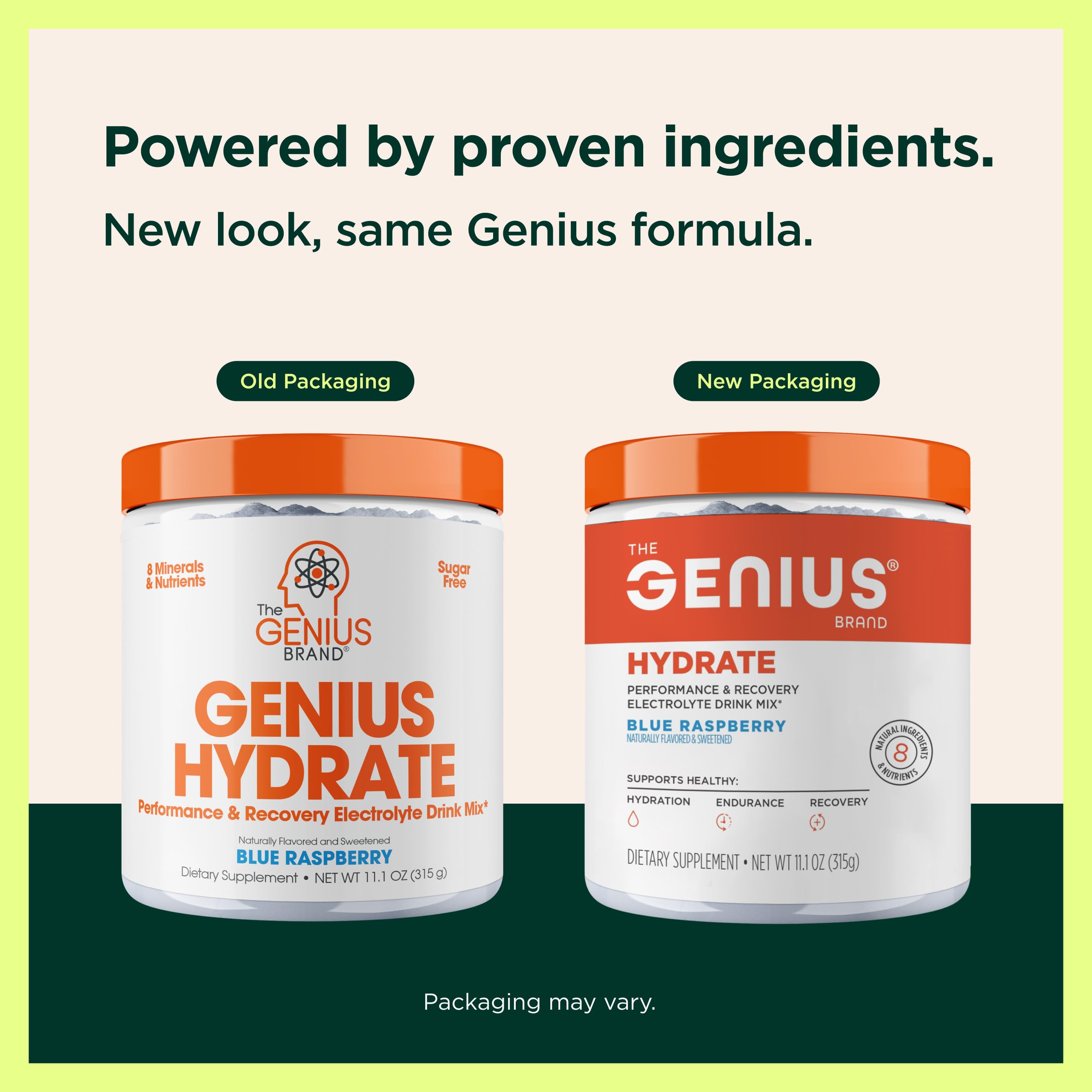 The Genius Brand en uso durante entrenamiento, mostrando reposición de electrolitos efectiva