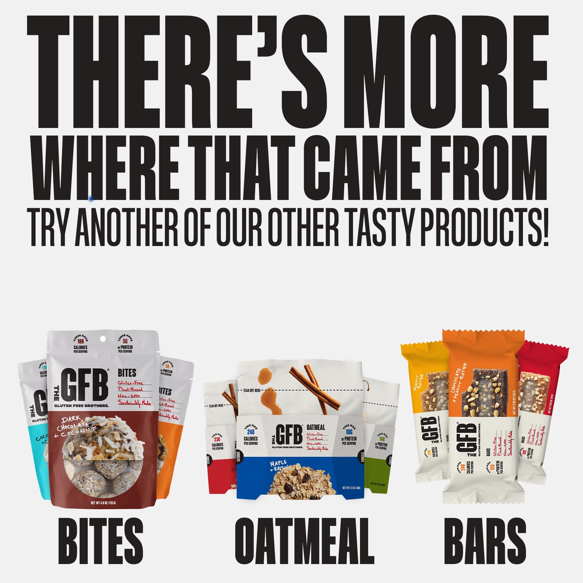 The GFB barra en bolso estilo de vida promoviendo snack saludable