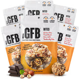 The GFB bolsa frontal mostrando chocolate y avellana, fácil de llevar