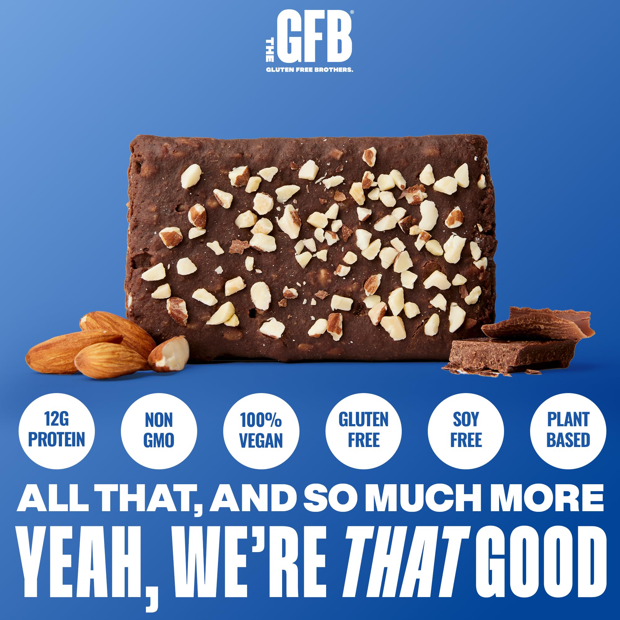 The GFB barrita sin envolver que muestra textura masticable y sabor