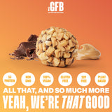 The GFB primer plano de textura interior y masticabilidad