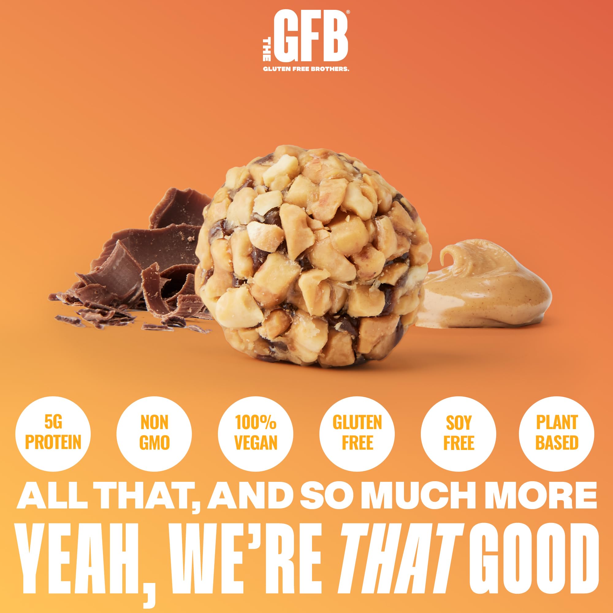 The GFB Coconut Cashew destacando anacardos y coco rallado, textura cremosa y natural