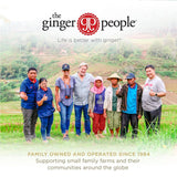 The Ginger People etiqueta con lista de ingredientes claros y beneficios simples