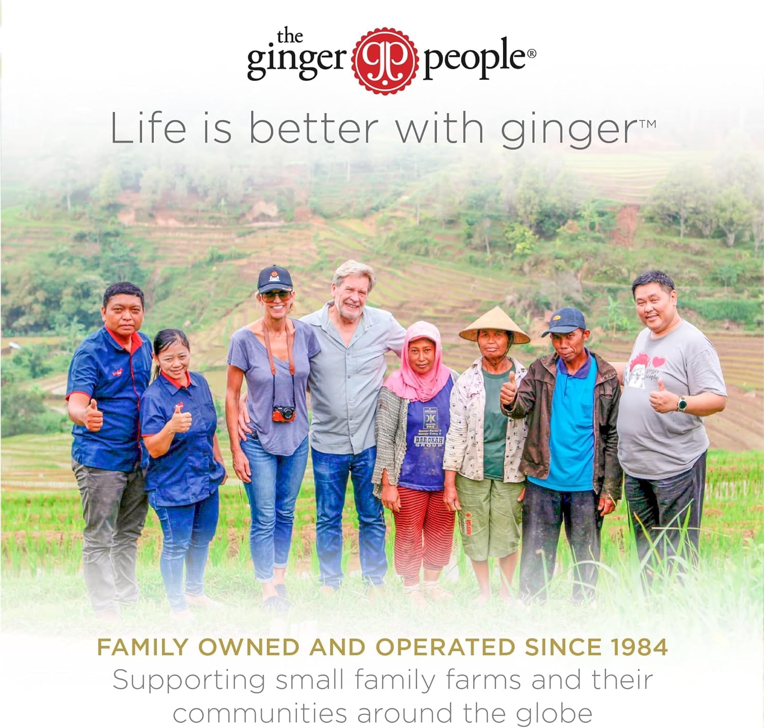 The Ginger People etiqueta nutricional y certificaciones, transparencia y confianza