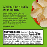 The Good Crisp Company lata en picnic al aire libre aportando snack conveniente