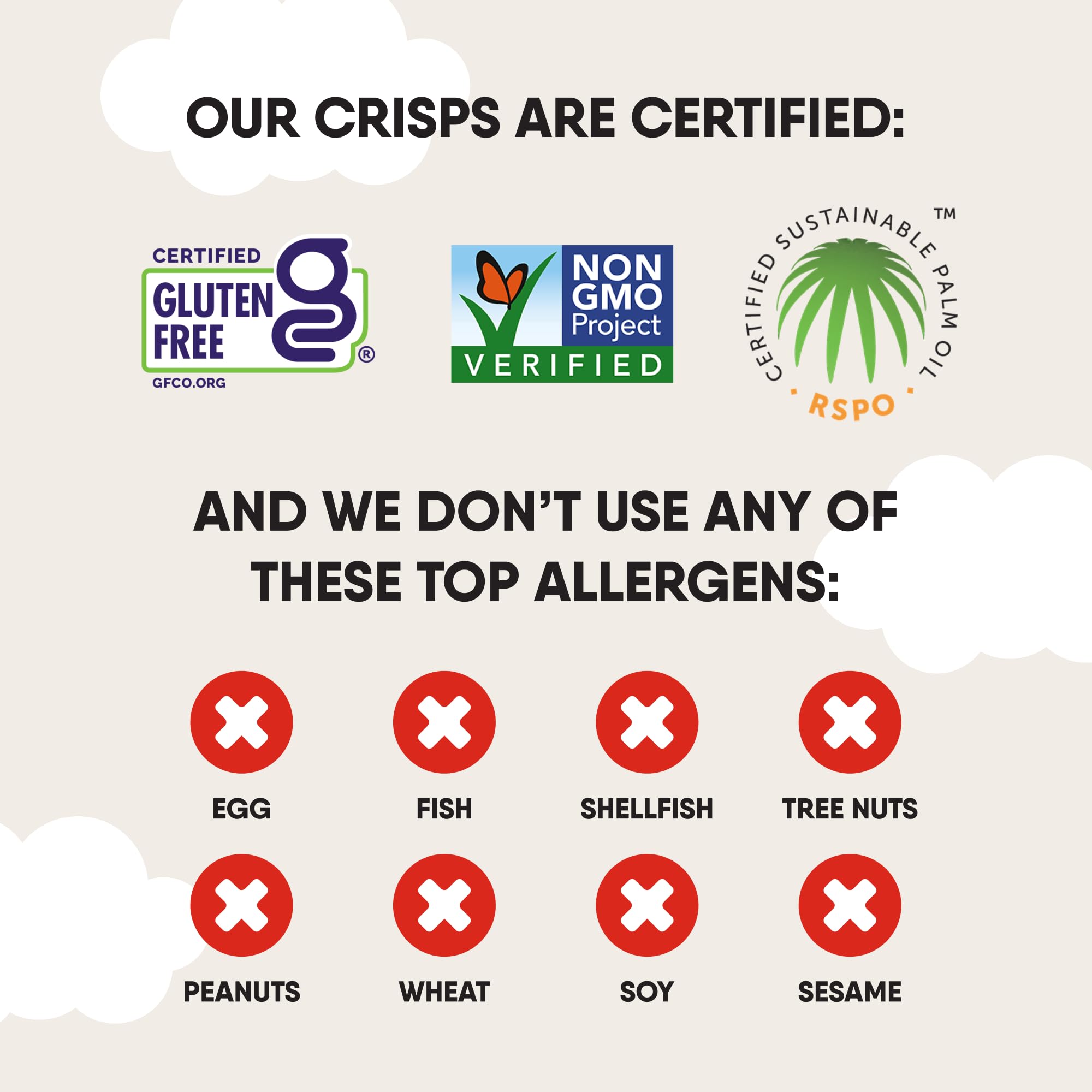 The Good Crisp Company lata en mano para comparar tamaño y porción práctica