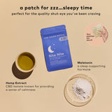 The Good Patch primer plano del parche con textura y adhesivo seguro