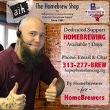 The Homebrew Shop polvo enzimático textura cercana, facilita extracción de jugo y mejora claridad