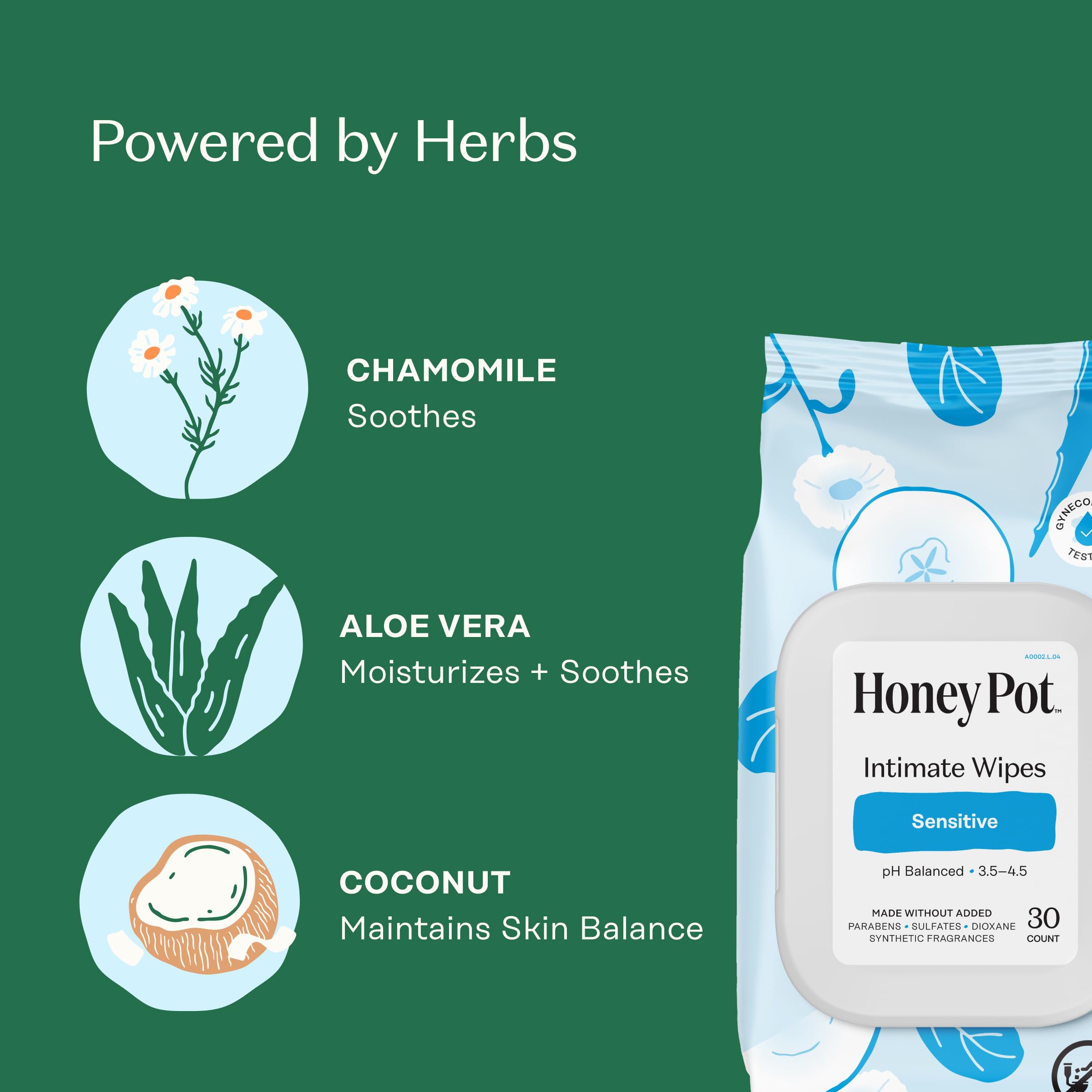 The Honey Pot envase resellable abierto, conserva la humedad y mantiene frescura