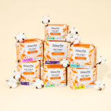 The Honey Pot Company caja abierta con 56 unidades listas para uso diario