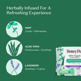 The Honey Pot Company detalle de alas que asegura el protector y sujeción