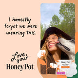 The Honey Pot Company empaque abierto con almohadillas listas para usar