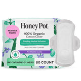 The Honey Pot Company empaque frontal mostrando 80 unidades y beneficio practicidad