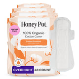 The Honey Pot Company empaque frontal mostrando 48 unidades y beneficio de protección