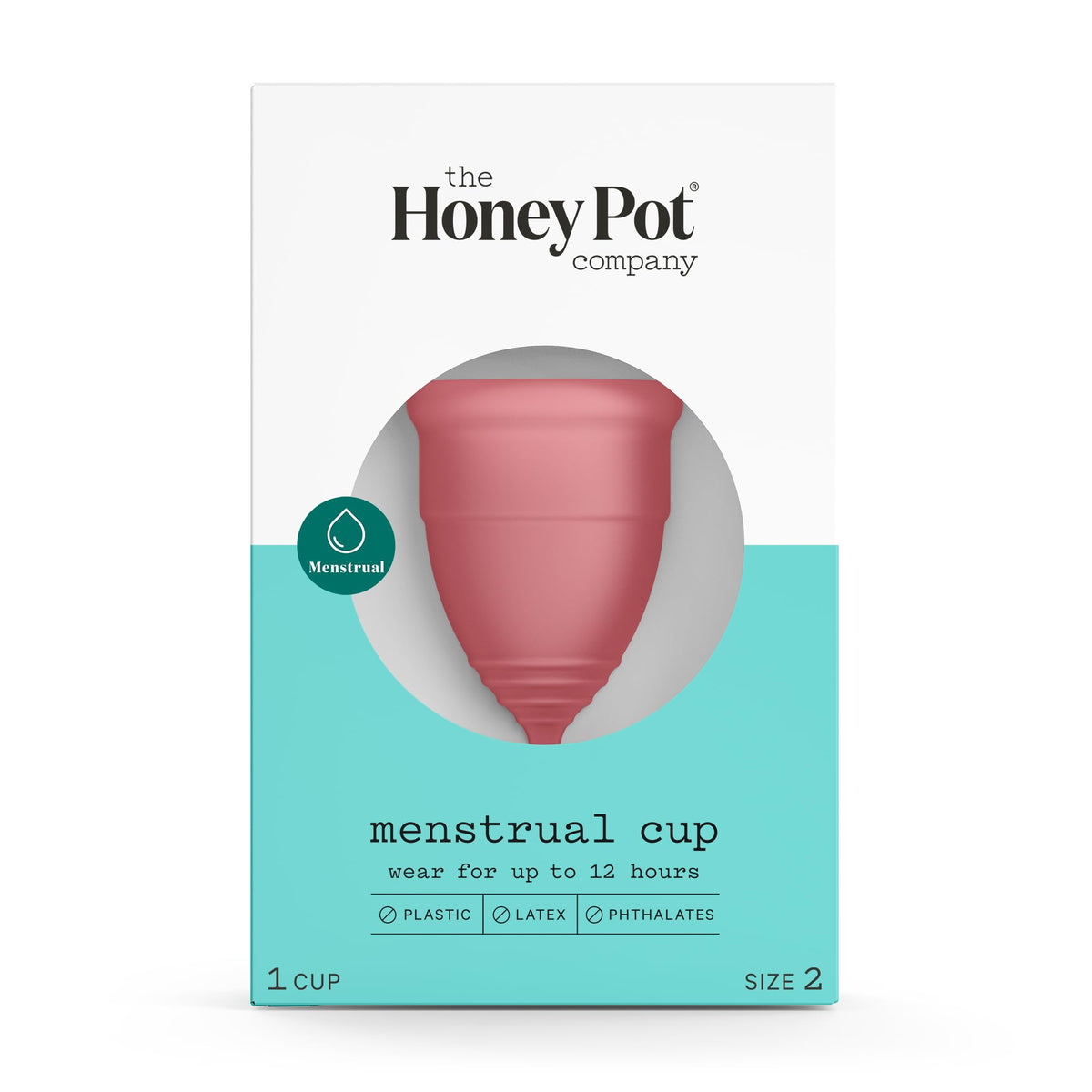 The Honey Pot copa frontal talla 2 mostrando forma y boca cómoda