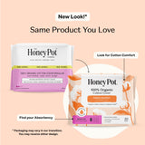 The Honey Pot Company enfoque en las alas que aseguran ajuste y menor movimiento