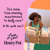 The Honey Pot empaque con 15 unidades individuales para conservación
