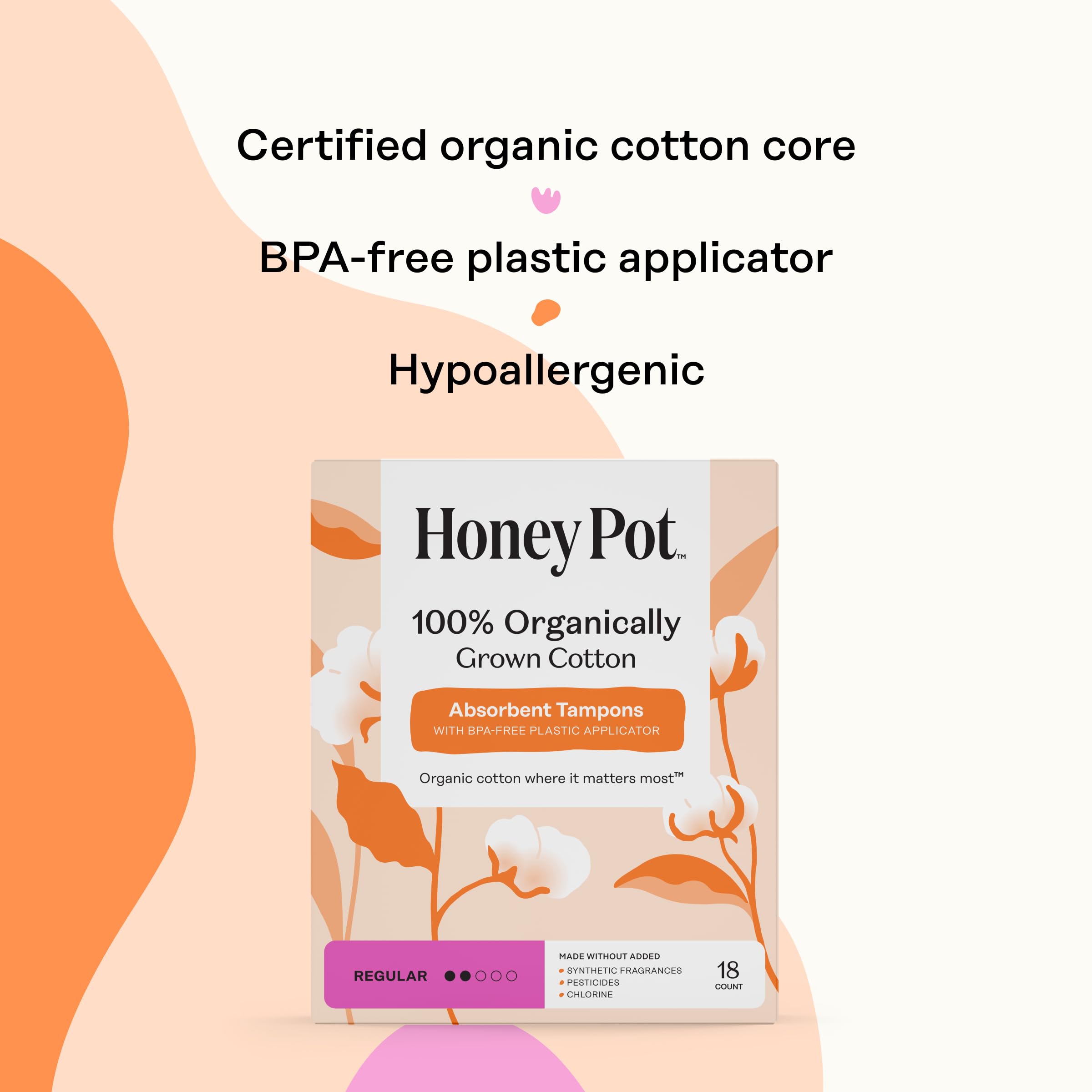 The Honey Pot Company demostración de uso que ilustra colocación cómoda y segura