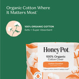 The Honey Pot Company textura de la cubierta de algodón orgánico para mayor suavidad