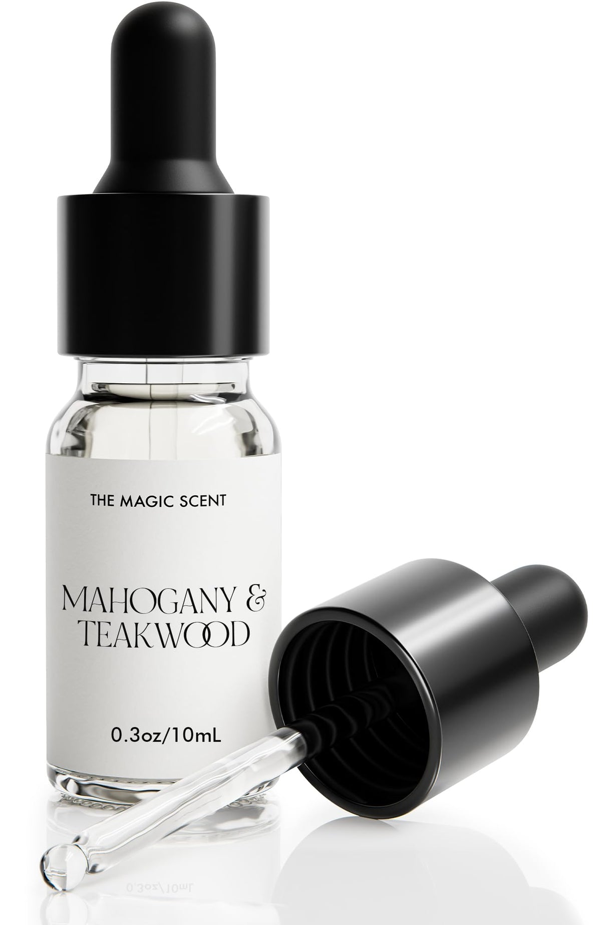 The Magic Scent frasco frontal mostrando etiqueta y volumen 10 mL
