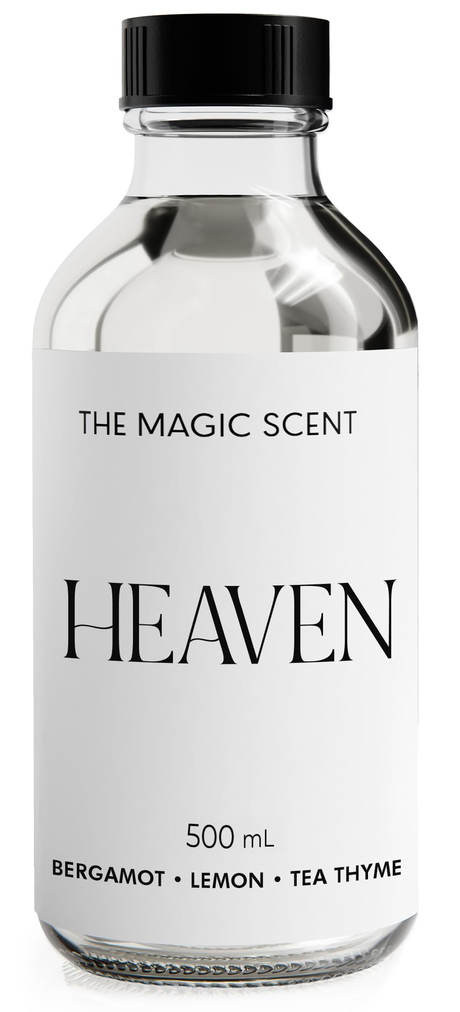 THE MAGIC SCENT botella frontal mostrando diseño y beneficio aromático