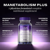 The Mane Choice etiqueta con ingredientes clave y información nutricional clara