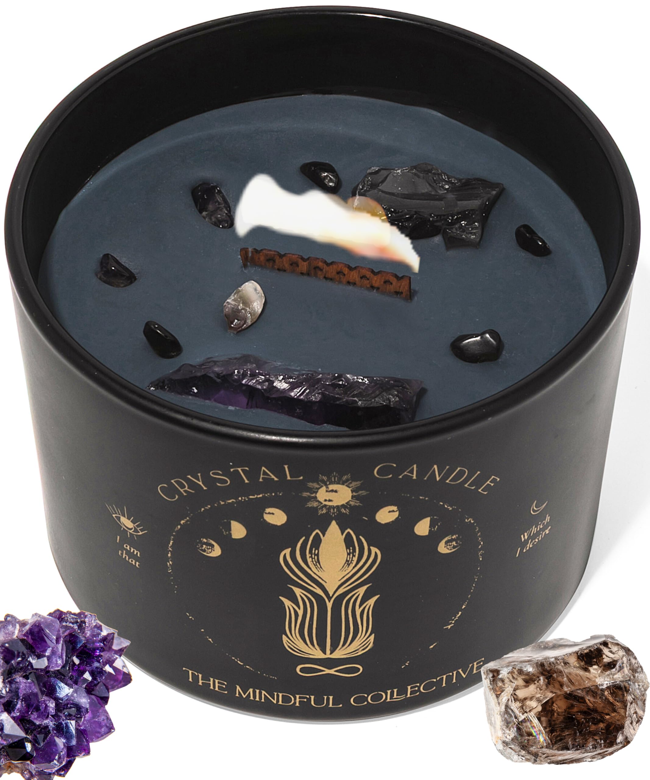 THE MINDFUL COLLECTIVE vela frontal elegante, aporta calma y presencia