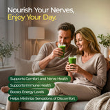 The Nerve Brand vaso con batido Citrus Breeze listo para beber, energía rápida