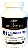 The One Pill frasco frontal mostrando etiqueta clara y beneficio de pureza