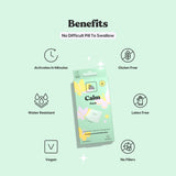 The Patch Brand parche junto a una moneda para comparar tamaño y portabilidad