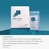 The Patch Remedy parche aplicado en brazo demostrando uso cómodo día a día