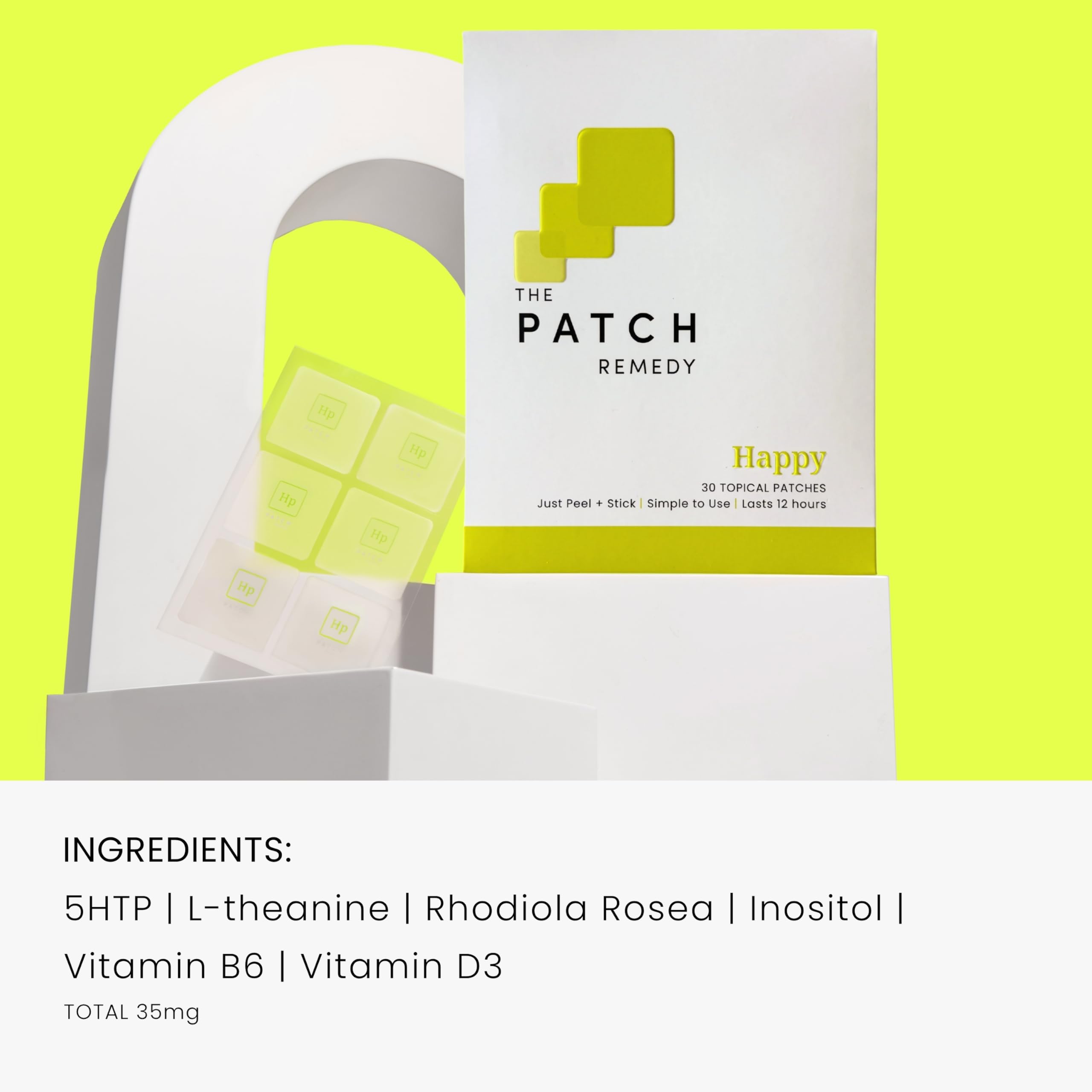 The Patch Remedy parche aplicado en piel demostrando discreción diaria