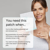 The Patch Remedy etiqueta con lista de ingredientes botánicos visibles