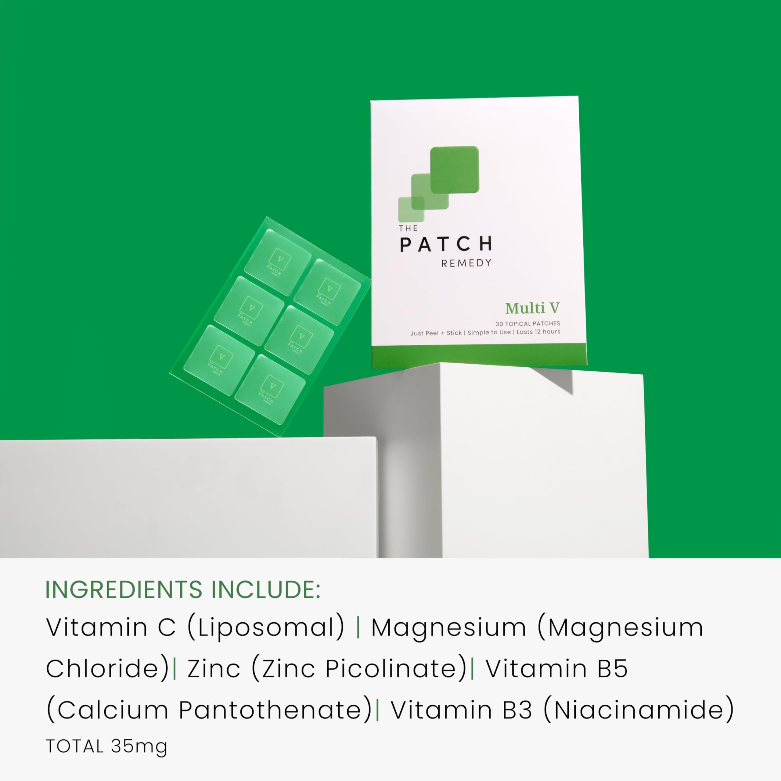 The Patch Remedy detalle del adhesivo, textura y confort duradero