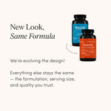 The 'Pause Life primer plano de una cápsula blanda destacando fácil ingestión