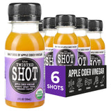 The Twisted Shot vista frontal del pack mostrando seis botellas y conveniencia