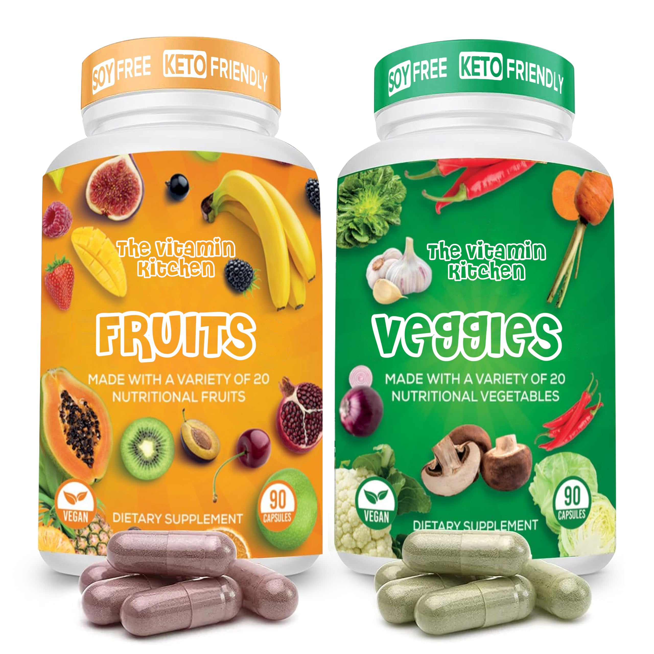 The Vitamin Kitchen frente del empaque mostrando pack doble y beneficios visibles