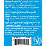 The Vitamin Shoppe cápsulas en mano para comparar tamaño y facilidad de toma