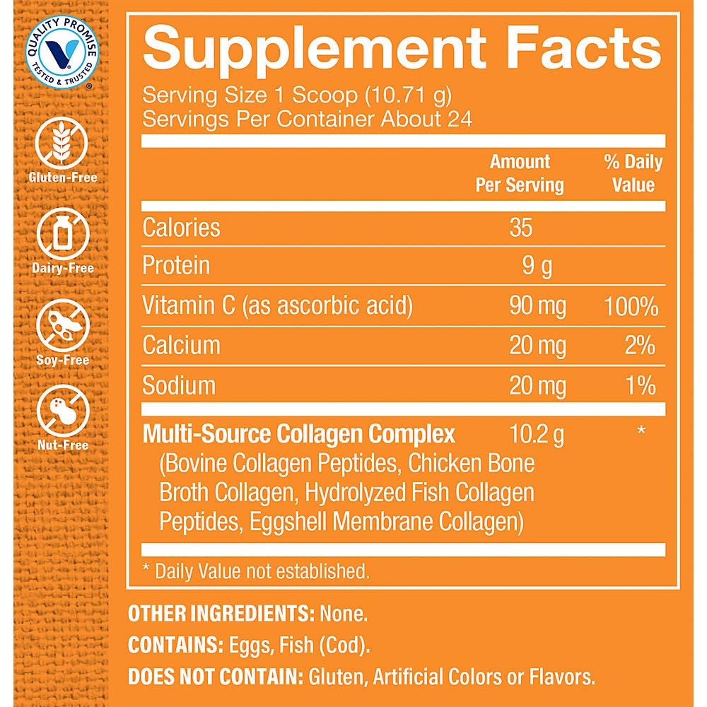The Vitamin Shoppe textura del polvo hidrolizado fácil de mezclar y sin grumos