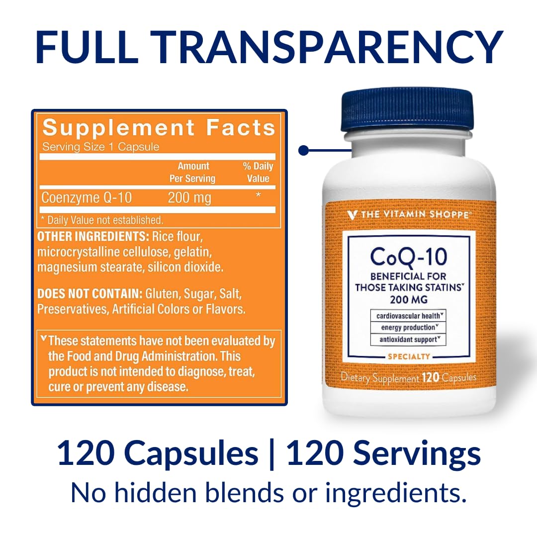The Vitamin Shoppe cápsula aislada para mostrar formato y facilidad de tragar