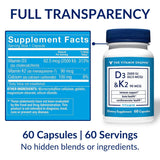 The Vitamin Shoppe representación de calcio en polvo destacando aporte mineral