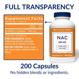 The Vitamin Shoppe botella NAC en entorno de cocina, integración en la rutina diaria