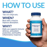 The Vitamin Shoppe frasco abierto con cápsulas visibles, 50 porciones por envase