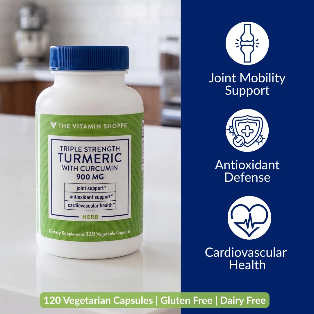 The Vitamin Shoppe cápsulas vegetarianas en primer plano, fácil de tragar