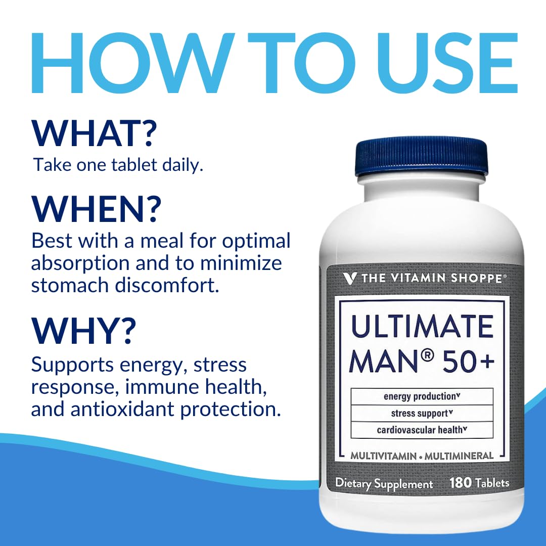 The Vitamin Shoppe botella abierta con tabletas, facilidad de suministro