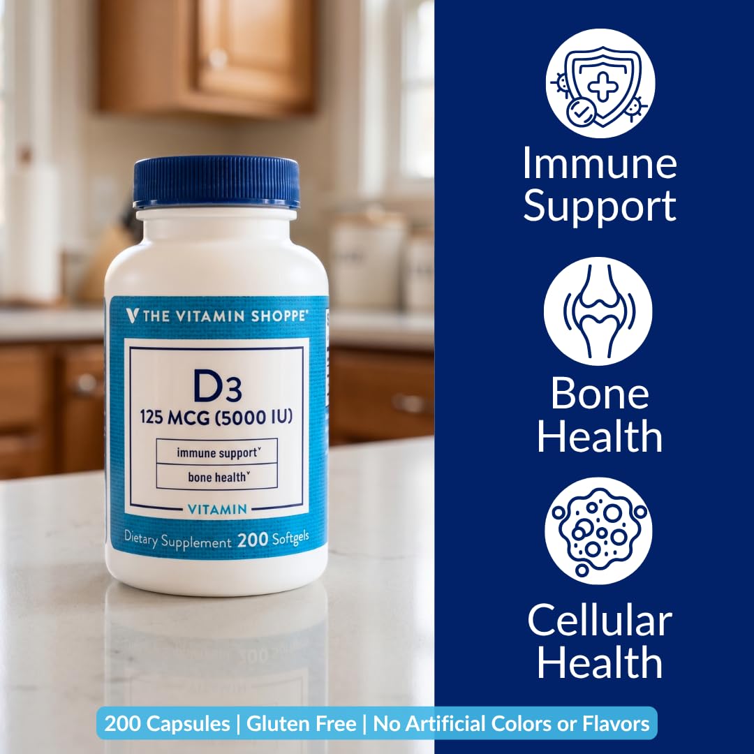 The Vitamin Shoppe etiqueta detallada con ingredientes y beneficios claros