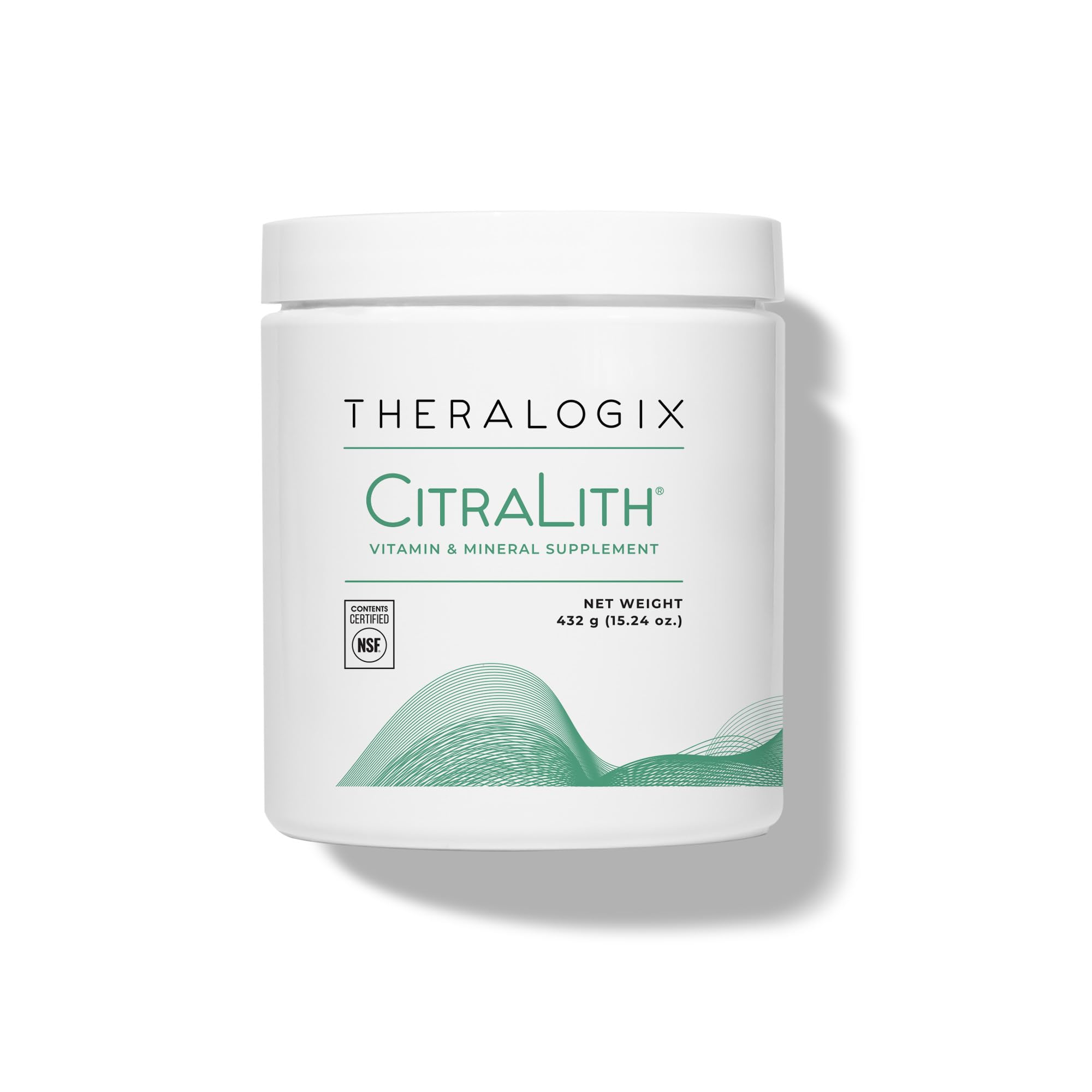 Theralogix CitraLith comparación de tamaño del frasco para visualizar duración de 90 días