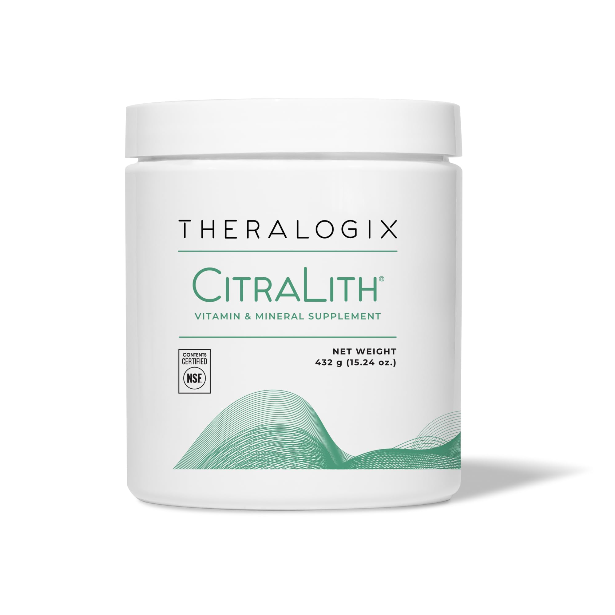 Theralogix CitraLith frente del envase mostrando la etiqueta y beneficio de soporte renal